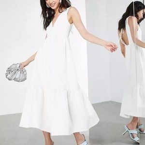 Bridal Beauty! White Dress-ASOS-Size 4